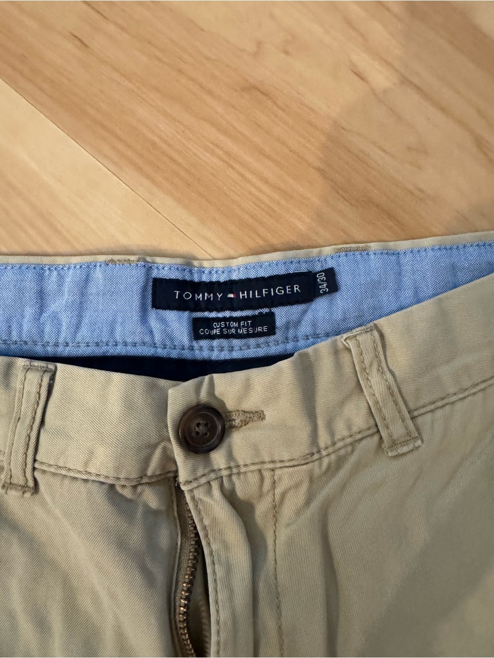 Tommy Hilfiger Custom Fit Chinos 34x30 - Picture 2 of 4
